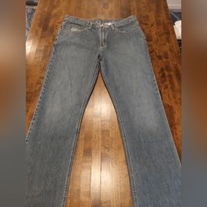 Cinch Slim Fit Bootcut Jeans Mens 36x34 Medium Wash Blue EUC